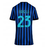 Stroje piłkarskie Inter Milan Nicolo Barella #23 Koszulka Podstawowej dla damskie 2025-26 Krótki Rękaw